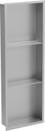 Mexen X-Wall-R įmontuota lentynėlė su apvadu ir lentyna 90 x 30 cm, nerūdijantis plienas - 1910903010S