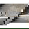 Mexen X-Wall-R įleidžiama lentyna su apsiuvimu ir lentynėle 90 x 30 cm, inox - 1910903010S
