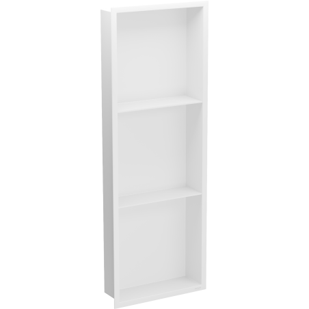 Mexen X-Wall-R nišinė lentyna su apvadu ir lentyna 90 x 30 cm, balta - 1920903010S