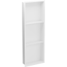 Mexen X-Wall-R įleidžiama lentyna su apsiuvimu ir lentynėle 90 x 30 cm, Balta - 1920903010S
