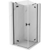 Mexen Mist H Duo dušo kabina 85 x 85 cm, skaidri, juoda - 8A5-085L-085P-70-00