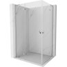 Mexen Mist H L Duo dešinė pusė dušo kabina 70 x 115 cm, skaidrus, chromas - 8A5L-070L-115P-01-00
