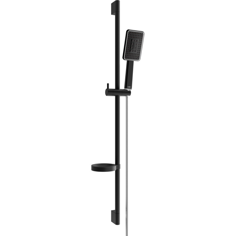 Mexen DS54 slankiojantis dušo komplektas, juodas/chromas - 785544583-17