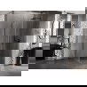 Mexen Lunar-B dešinė atverčiama dušo kabina 80 x 80 cm, skaidri, ginklo pilka šlifuota - 832-080-080-66-00-P