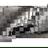 Mexen Lunar-B dešinė dušo kabina, atsiverianti, 100 x 80 cm, skaidri, ginklų pilka poliruota - 832-100-080-66-00-P