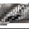Mexen Lunar-B dušo kabina, atveriama į dešinę, 90 x 90 cm, permatoma, šlifuota gun gray - 832-090-090-66-00-P