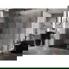 Mexen Lunar-B dušo kabina atveriama kairė 100 x 70 cm, transparenti, gun metal - 832-100-070-95-00-L