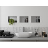 Mexen X-Wall-NR nišinis lentynas be apvado 30 x 20 cm, inox - 1911302010