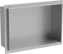 Mexen X-Wall-NR įleidžiama lentyna be apvado 30 x 20 cm, inox - 1911302010
