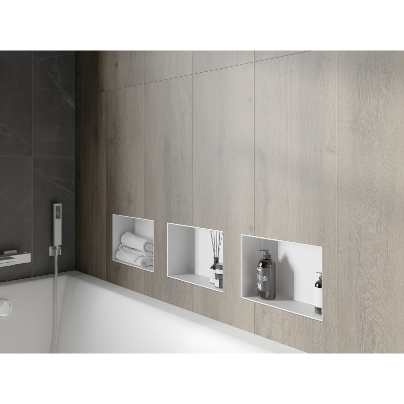 Mexen X-Wall-NR nišinė lentyna bex be apvado 30 x 20 cm, balta - 1921302010