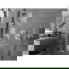 Mexen X-Wall-NR įleidžiama lentyna be apvado 30 x 30 cm, inox - 1911303010