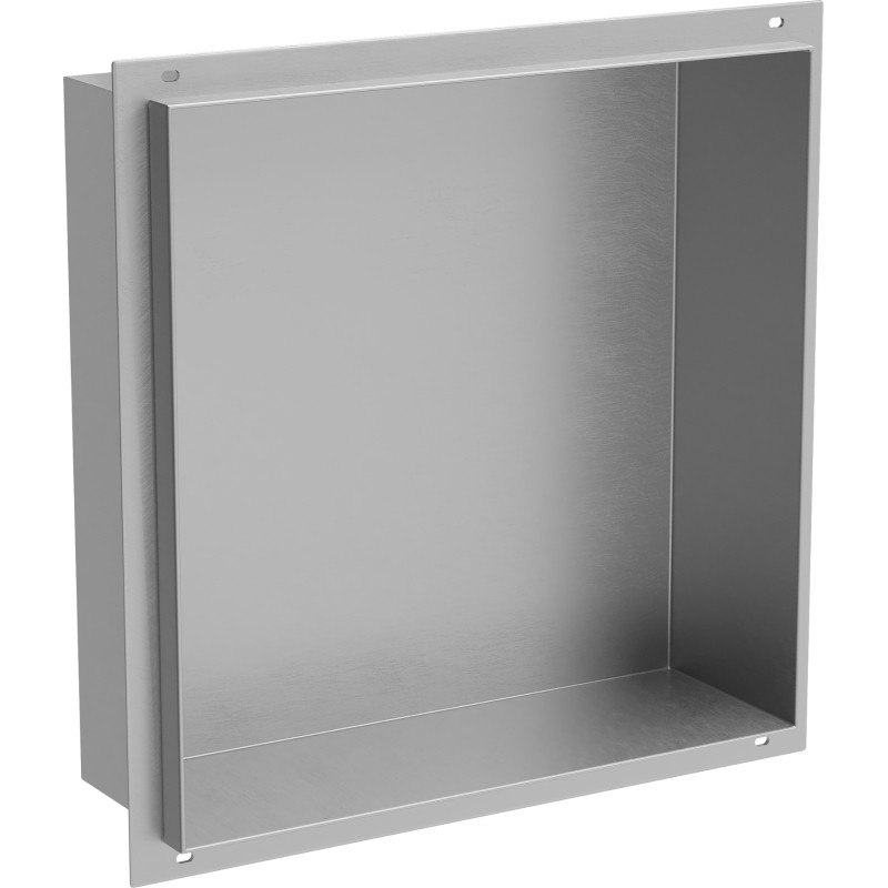 Mexen X-Wall-NR nišinė lentynėlė be uždangos 30 x 30 cm, nerūdijantis plienas - 1911303010