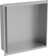 Mexen X-Wall-NR įleidžiama lentyna be apvado 30 x 30 cm, inox - 1911303010