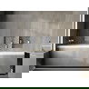 Mexen X-Wall-NR be apvado įleidžiama lentyna su lentyna 30 x 30 cm, inox - 1911303010S