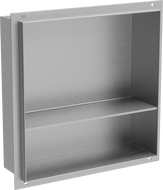 Mexen X-Wall-NR be apvado įleidžiama lentyna su lentyna 30 x 30 cm, inox - 1911303010S Mexen X-Wall-NR be apvado įleidžiama lentyna su lentyna 30 x 30 cm, inox - 1911303010S
