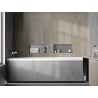 Mexen X-Wall-NR įleidžiama lentyna be apvado 45 x 20 cm, inox - 1911452010