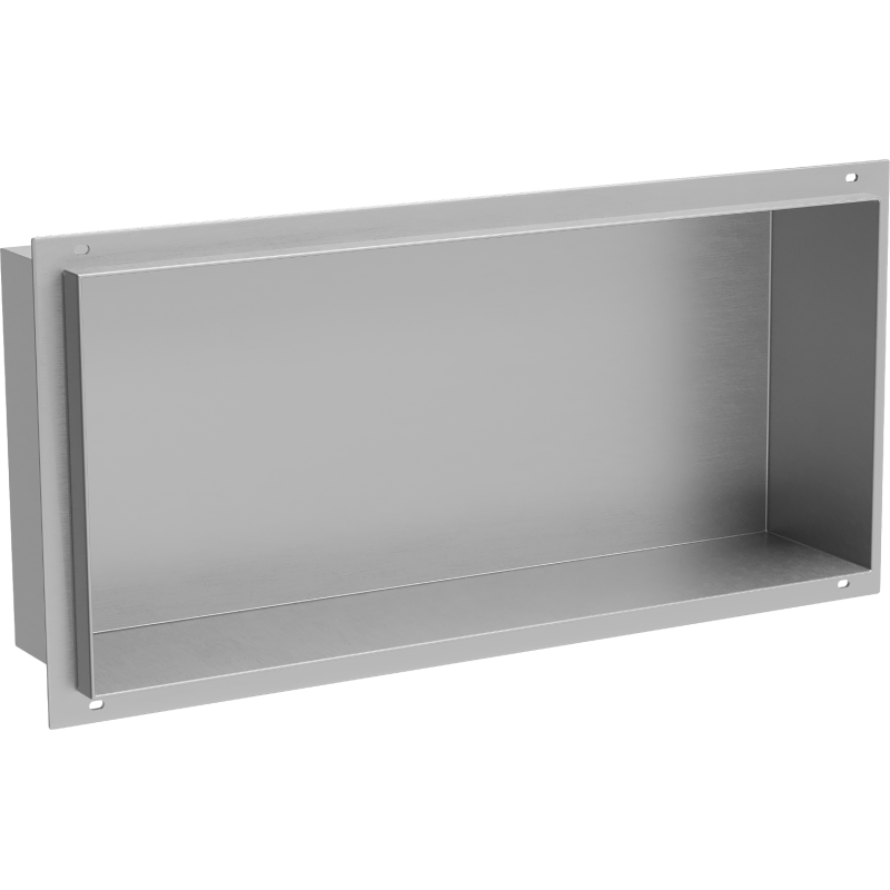 Mexen X-Wall-NR nišinė lentyna be apvado 45 x 20 cm, inox - 1911452010