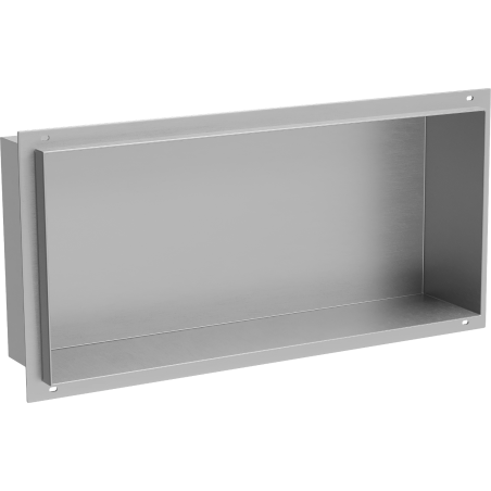 Mexen X-Wall-NR įleidžiama lentyna be apvado 45 x 20 cm, inox - 1911452010