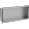 Mexen X-Wall-NR įleidžiama lentyna be apvado 45 x 20 cm, inox - 1911452010