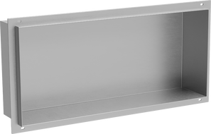 Mexen X-Wall-NR įleidžiama lentyna be apvado 45 x 20 cm, inox - 1911452010