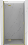 Mexen Mist-H L dušų durys atveriamos kairės 85 cm, skaidrios, auksinės matinės - 8A5L-085-000-55-00-L