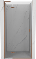 Mexen Mist-H L atveriamos dušo durys 105 cm, skaidrios, valcuotas varis - 8A5L-105-000-65-00-L