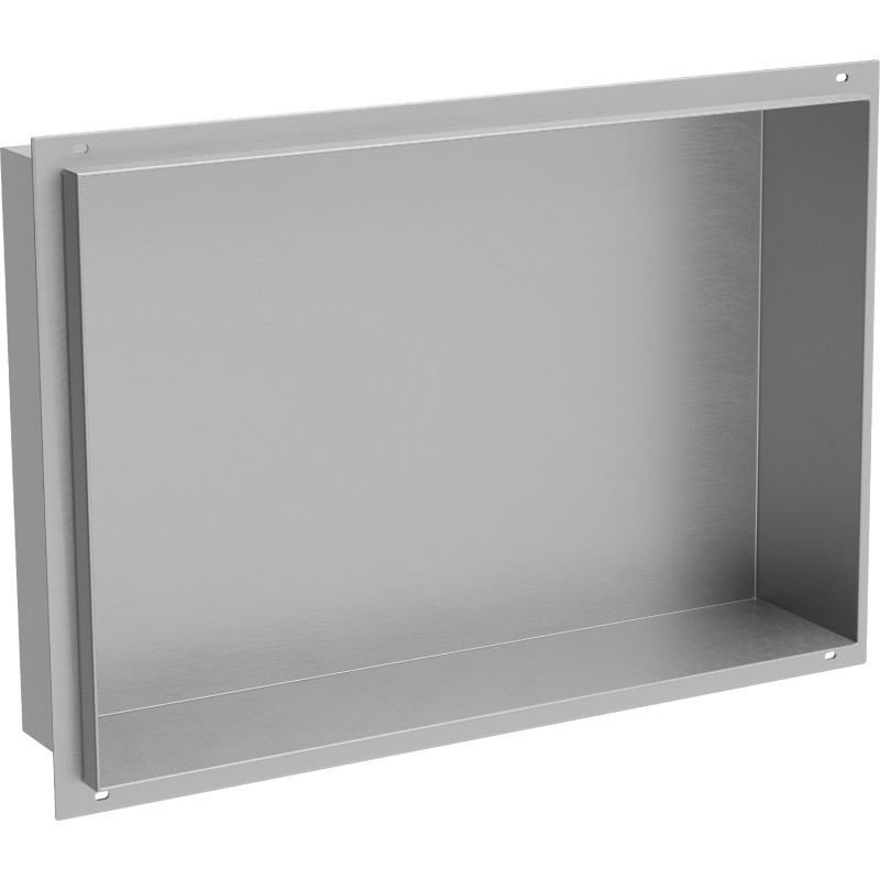 Mexen X-Wall-NR nišinis lentyna be apvado 45 x 30 cm, inox - 1911453010