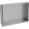 Mexen X-Wall-NR nišinė lentyna be apvado 45 x 30 cm, nerūdijantis plienas - 1911453010