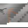 Mexen Mist-H L dešinės pusės dušo durys 115 cm, skaidrus, šlifuota varis - 8A5L-115-000-65-00-P