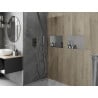 Mexen X-Wall-NR įleidžiama lentyna be apvado 45 x 30 cm, inox - 1911453010