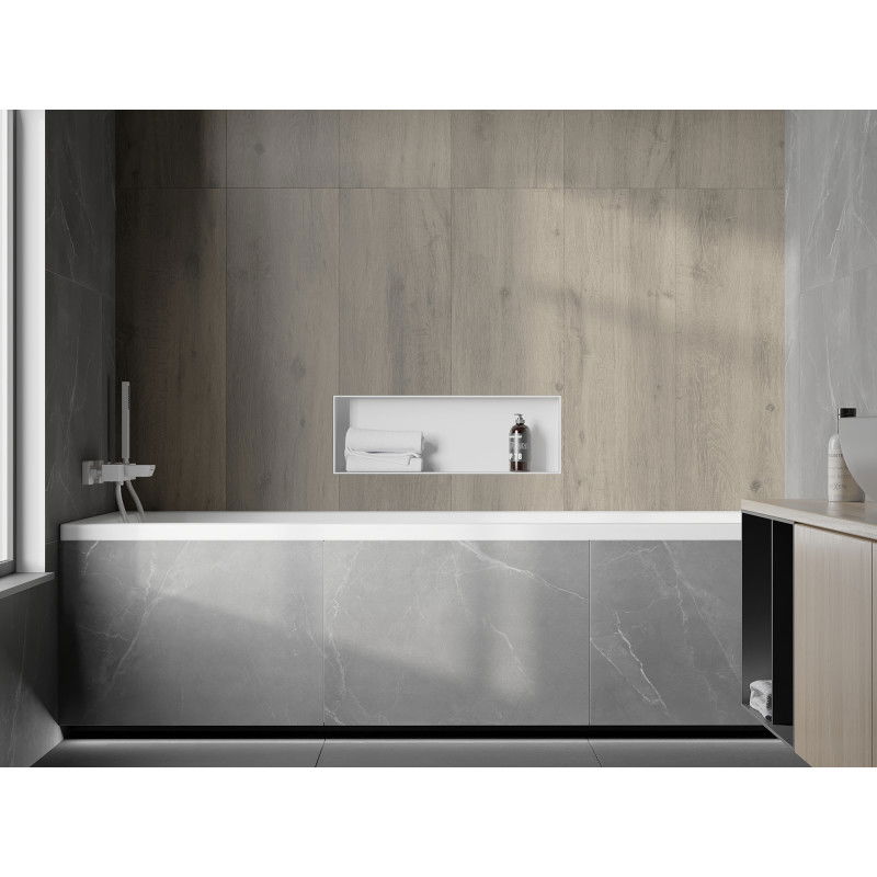 Mexen X-Wall-NR nišinė lentyna be kraštų 60 x 20 cm, balta - 1921602010