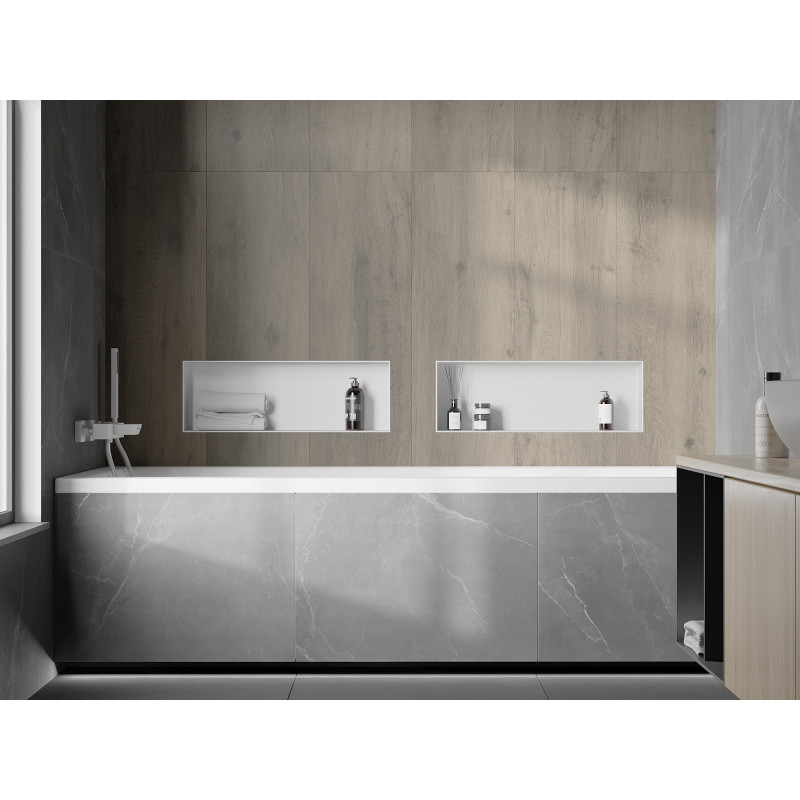 Mexen X-Wall-NR nišinė lentyna be apvado 60 x 20 cm, balta - 1921602010