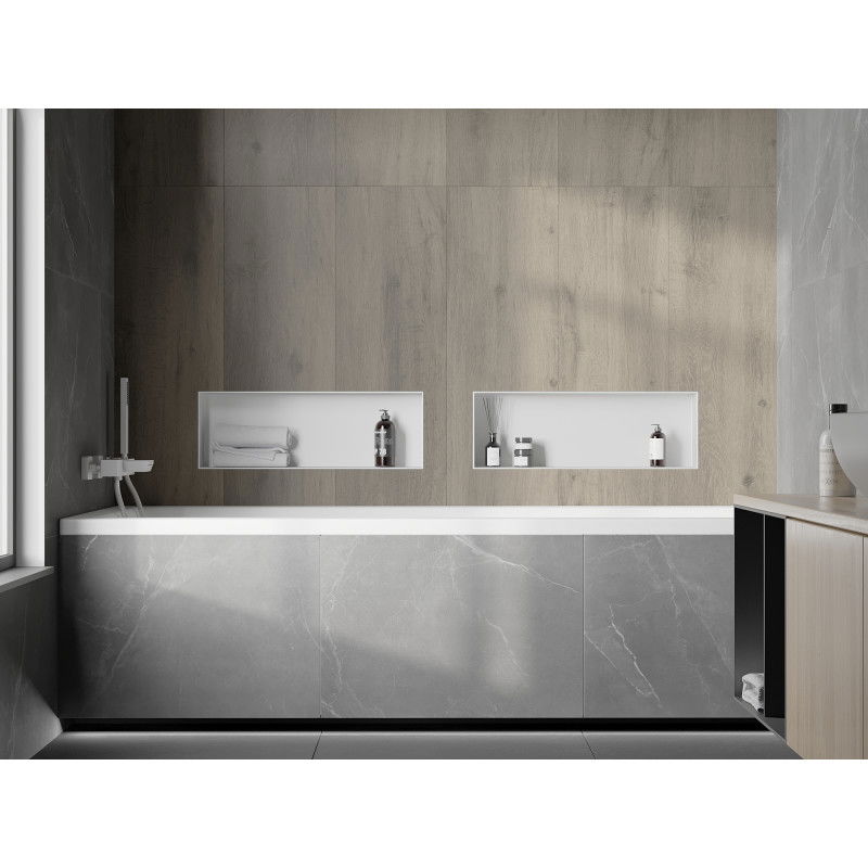 Mexen X-Wall-NR nišinė lentyna be kraštų 60 x 20 cm, balta - 1921602010