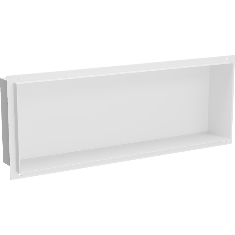 Mexen X-Wall-NR nišos lentyna be krašto 60 x 20 cm, balta - 1921602010