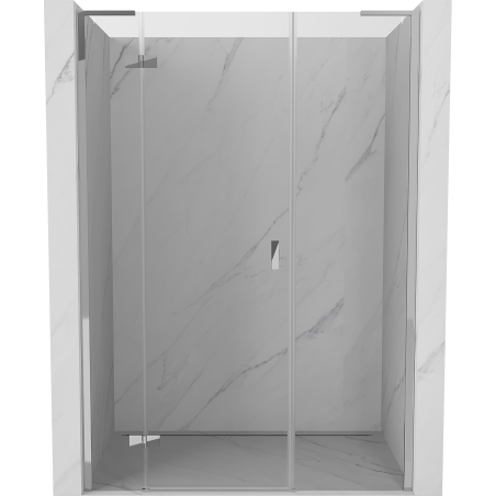 Mexen Mist-H L dušo durys varstomos kairės 155 cm, skaidrios, chromuotos - 8A5L-155-001-01-00-L