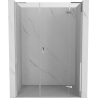 Mexen Mist-H L dešinės pusės dušo durys 130 cm, skaidrios, chromas - 8A5L-130-001-01-00-P