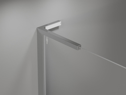 Mexen Mist-H L dešinės pusės atveriamos dušo durys 140 cm, skaidrios, chromuotos - 8A5L-140-001-01-00-P