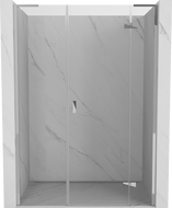 Mexen Mist-H L dešinės pusės atveriamos dušo durys 140 cm, skaidrios, chromuotos - 8A5L-140-001-01-00-P