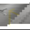 Mexen Mist-H L dešinės pusės dušo durys 125 cm, permatomos, auksinės šepečiuotos - 8A5L-125-001-55-00-P