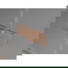 Mexen Mist-H L dešinės pusės dušo durys 130 cm, skaidrus, matinė varis - 8A5L-130-001-65-00-P