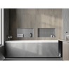Mexen X-Wall-NR nišinė lentyna be apvado 60 x 30 cm, inox - 1911603010