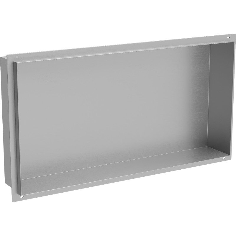 Mexen X-Wall-NR nišinė lentyna be apvado 60 x 30 cm, inox - 1911603010