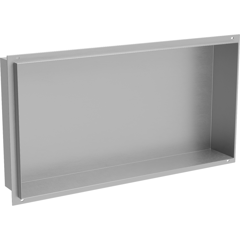 Mexen X-Wall-NR nišinė lentyna be apvado 60 x 30 cm, nerūdijantis plienas - 1911603010
