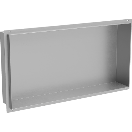 Mexen X-Wall-NR nišinė lentyna be apvado 60 x 30 cm, nerūdijantis plienas - 1911603010