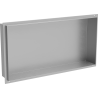 Mexen X-Wall-NR nišinė lentyna be apvado 60 x 30 cm, nerūdijantis plienas - 1911603010