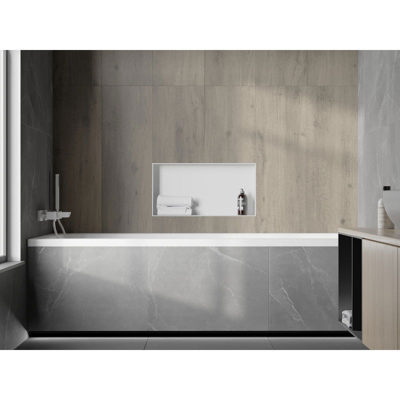 Mexen X-Wall-NR įleidžiama lentyna be apvado 60 x 30 cm, balta - 1921603010