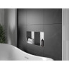 Mexen X-Wall-NR gilė polica nerenkant krašto su lentyna 60 x 30 cm, inox - 1911603010S