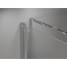 Mexen Mist-F lankstomos dušo kabinos sienelės kairės 70 x 95 cm, skaidrios, chromas - 8A6T-070-095-01-00-L
