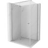Mexen Mist-F lankstomos dušo kabinos sienelės kairės 70 x 95 cm, skaidrios, chromas - 8A6T-070-095-01-00-L