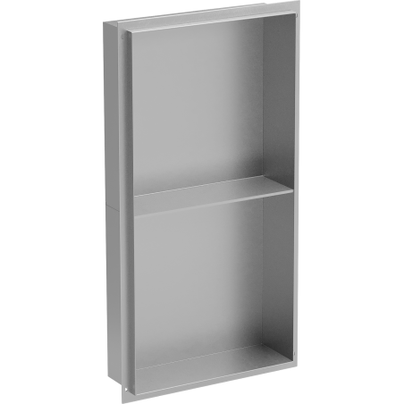 Mexen X-Wall-NR gilė polica nerenkant krašto su lentyna 60 x 30 cm, inox - 1911603010S